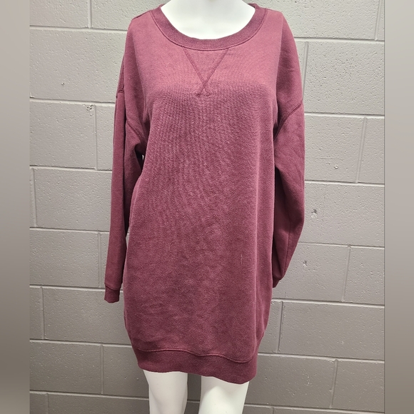 Garage burgundy large sweatshirt - Picture 2 of 6